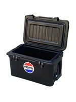 65L Zwarte Heavy Duty Rotomolded Thermische Zonnepaneel Geïsoleerde Koelbox UV-bestendig Buitensport Kamperen Picknick Houdt Blikjes Koel