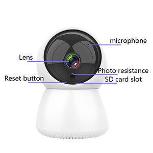 Caméra de surveillance Wi-Fi compacte 2.4G sans fil, caméra de sécurité intelligente Tuya pour intérieur avec suivi automatique et détection de mouvement - Product Image 5