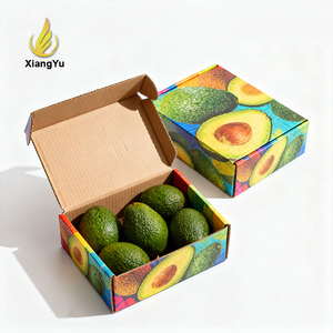 Caja de Cartón Corrugado Reciclable Impresa Personalizada, Embalaje Elegante para Regalos de Frutas, con Forro de Esponja, para Kiwi y Naranja - Product Image 3