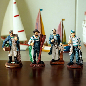 Modelli Decorativi di <span class=keywords><strong>Capitano</strong></span> <span class=keywords><strong>e</strong></span> Marinaio Mediterranei, Accessori per Pirati, Oggetti per Fotografia, Decorazioni per Vetrine, Bar <span class=keywords><strong>e</strong></span> Caffè - Product Image 1