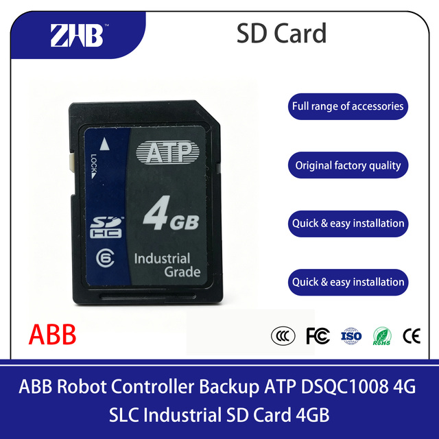 DSQC1008 ABB Robot Mainframe Backup ATP 4G SLC Industrial SD Card DSQC1008 Wide Temp & Reliable System Security