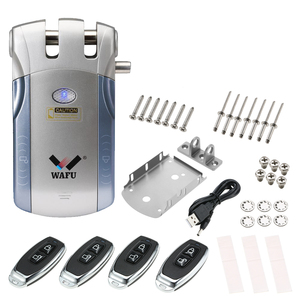 WAFU WF-010 Khóa Điện Tử Điều Khiển Từ Xa Không Dây Khóa Cửa Ra Vào Không Chìa Vô Hình Với 4 Bộ Điều Khiển Từ Xa Để Bảo Mật Gia Đình - Product Image 6