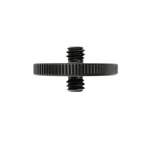 1/4 To 1/4 <b>Thread</b> Adapter Knob D26 Aluminum Alloy Black For Camera Tripod Mount - Product Image 5