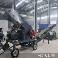 Mini trituradora portátil de alta calidad para diésel, para triturar residuos de construcción, rocas, piedras y mineral de oro.