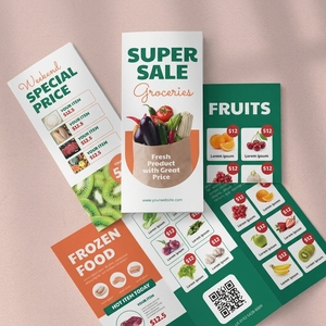 Menú Tríptico Personalizado al por Mayor, Impresión a Todo Color, para Cafetería, Frutería, Restaurante - Product Image 6