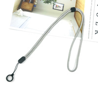 Porte-stylo en dentelle de haute qualité, lanière personnalisée tissée, sangle Jacquard, anneau en Silicone