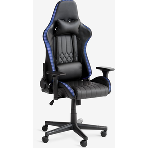 Silla Gamer Ergonómica y Económica con Ruedas, Colorida, la Mejor Silla Gamer OEM para el Hogar y la Oficina, Deportiva, con Altura Ajustable, Iluminación RGB y LED - Product Image 1
