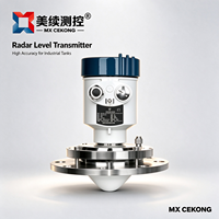 Transmitter Radar Level Tangki Air MX Intelligent 80ghz 80g, Sensor Level Radar Silo Semen