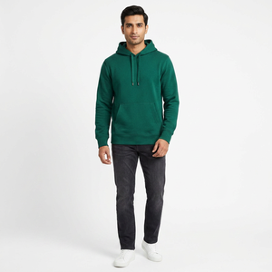 Meilleur prix, nouveaux sweats à capuche respirants, vente en gros, sweats à capuche unis de haute qualité avec logo personnalisé pour vêtements de fitness pour hommes - Product Image 1