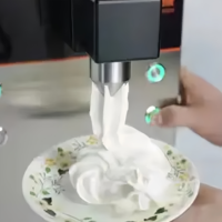Máquina de Crema Batida Suave de un Solo Cabezal, Duradera, para Mostrador, Maquinaria Comercial para Catering, Bar de Snacks, Área de Comidas, Pequeños Negocios
