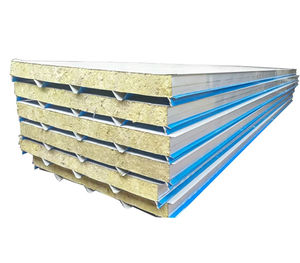 Panneaux de laine de roche de haute qualité, personnalisables, en métal, à isolation thermique et acoustique, pour murs extérieurs - Product Image 5