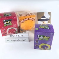 Grande jouet souple en forme de fraise en TPR, à récupération lente, anti-stress, sensoriel, cadeau pour adultes