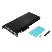 Nouvelle carte d'extension de stockage pour serveur PCIe X8 PEX8747 à quatre ports NVMe SSD Broadcom 2.0