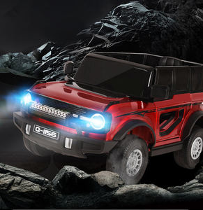 Nuevo coche todoterreno eléctrico de cuatro ruedas para niños, cochecito para niños y niñas con Control remoto, columpio para bebé, puede sentarse en las personas - Product Image 3