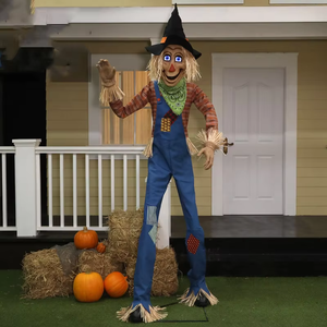 Scythe Mort Épouvantail Chevalier Sorcière Décoration Accessoires Halloween Grand Électrique Mécanique Induction <span class=keywords><strong>Loup</strong></span>-<span class=keywords><strong>Garou</strong></span> Fantôme Squelette - Product Image 6