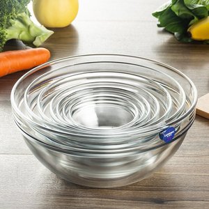 Bols à mélanger empilables <span class=keywords><strong>Luminarc</strong></span> en verre trempé transparent pour salades de fruits, pour la cuisine - Product Image 4