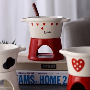 Olla de Porcelana Creativa con Doble Asa para Calentar Sopa, Chocolate y Queso, Apta para Lavavajillas y Microondas - Product Image 3