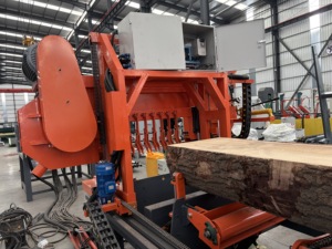 <span class=keywords><strong>Scie</strong></span> à ruban horizontale hydraulique diesel SW40E, diamètre de coupe maximal du bois de 1000 mm, machine à scier le bois avec retournement automatique du bois - Product Image 3