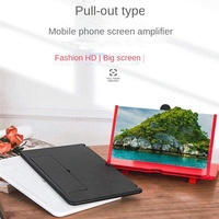 Hot Sales 10 Inch 3d Mobile Phone Screen Magnifier Amplifier Stand Bracket Movie Game Magnifying Folding Phone Desk Holder