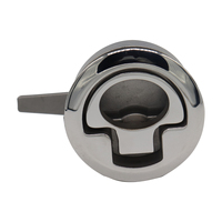 ZD pièces marines poignée de levage à traction ronde serrure de loquet 316 acier inoxydable bateau trappe loquet Yacht armoire serrure à came