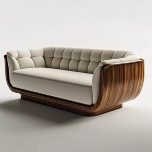 Confort Sala de estar Sofás Muebles Lujo Moderno Tela Sal Muebles Conjunto Nuevo Diseño Botón Conjuntos de sofás seccionales para <span class=keywords><strong>la</strong></span> venta - Product Image 4