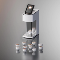 Imprimante 3D à plat LLRH EB-FM1, nouvelle, automatique, pour café et aliments (macarons, gâteaux), connectivité USB, matériau PLA, aluminium, garantie 1 an