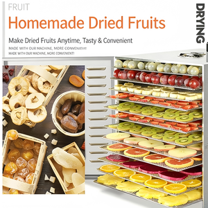 <span class=keywords><strong>D</strong></span>éshydrateur alimentaire de qualité industrielle, robuste et commercial, pour le séchage à grande échelle des fruits, légumes, viandes, herbes, noix et champignons - Product Image 4