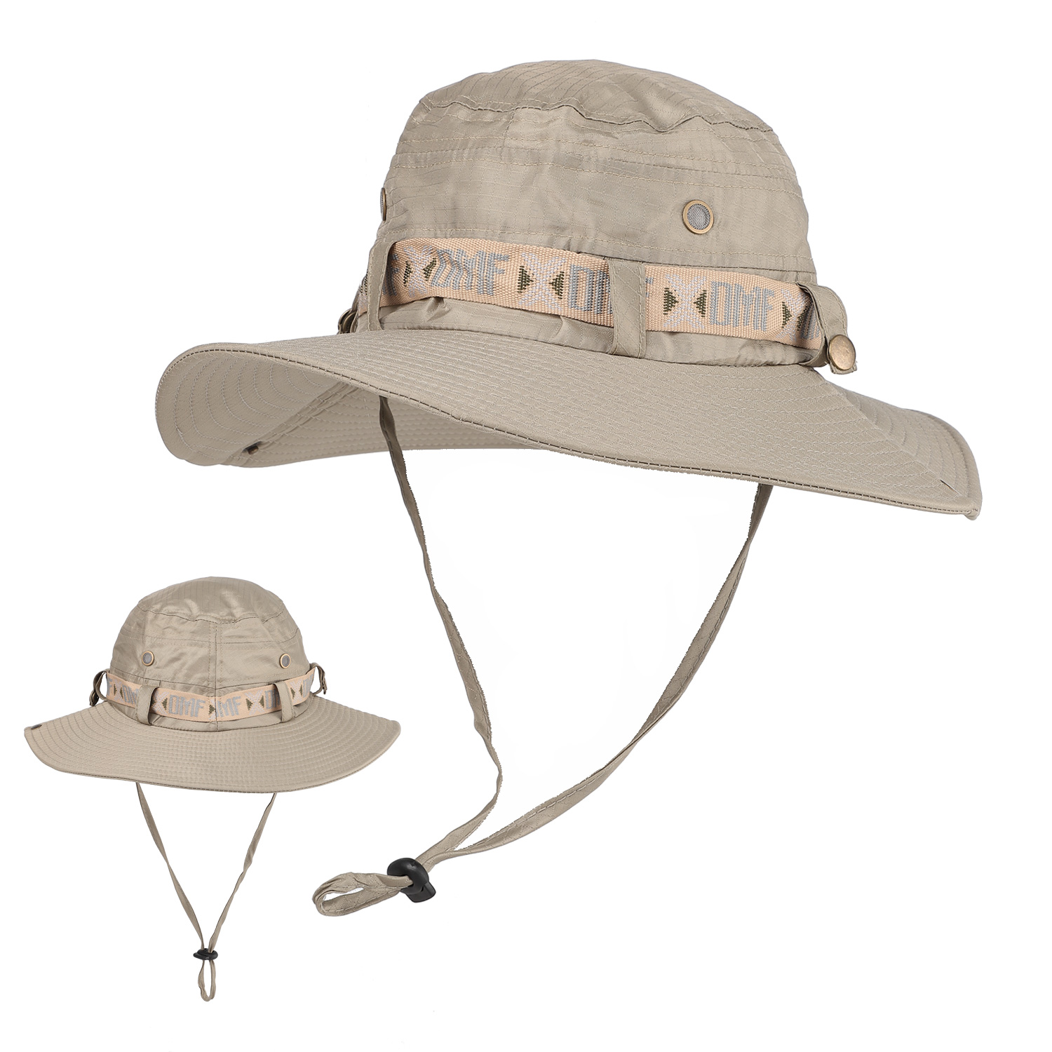 Breathable Hiking Sun Hat Wide Brim Custom Logo Upf 50 Fishing Plain Bucket