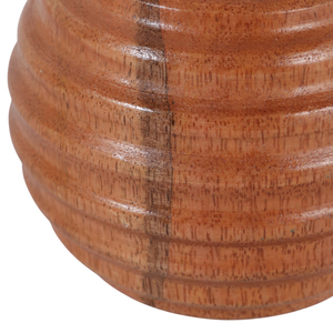Scultura decorativa a forma di sfera in legno di mango per mensola, tavolino da caffè, soggiorno, ufficio, ornamento da esposizione - Product Image 6