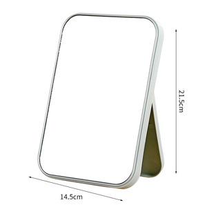 Rechargeable <b>Square</b> LED Makeup <b>Mirror</b> Portable Travel Vanity <b>Mirror</b> with Light Custom Logo Cosmetic <b>Mirror</b> for Women - Product Image 3