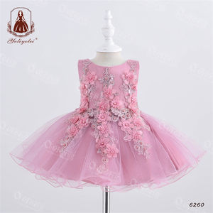 Outong Yoliyolei petite fille, robe De soirée robe De bébé De noël Design robes découpées et cousues/ - Product Image 3