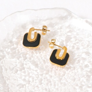 Pendientes de Acero Inoxidable de Moda para Mujer, Elegantes, Geométricos, con Forma de Mariposa, Joyería Ligera de Lujo - Product Image 3