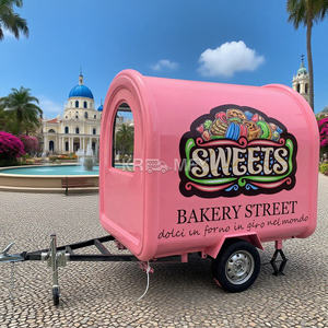 Carrito de Comida Móvil para Exteriores 2025, Totalmente Equipado, para Pizza, Barbacoa, Hot Dogs, Remolque de Catering - Product Image 6