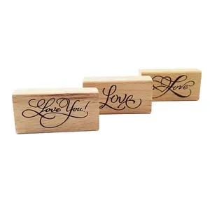 Graceful Arts Font Love Love you Clear Wooden Stamps DIY Handmade Decal Stamps For Scrapbooking Album Craft Gifts Beautiful