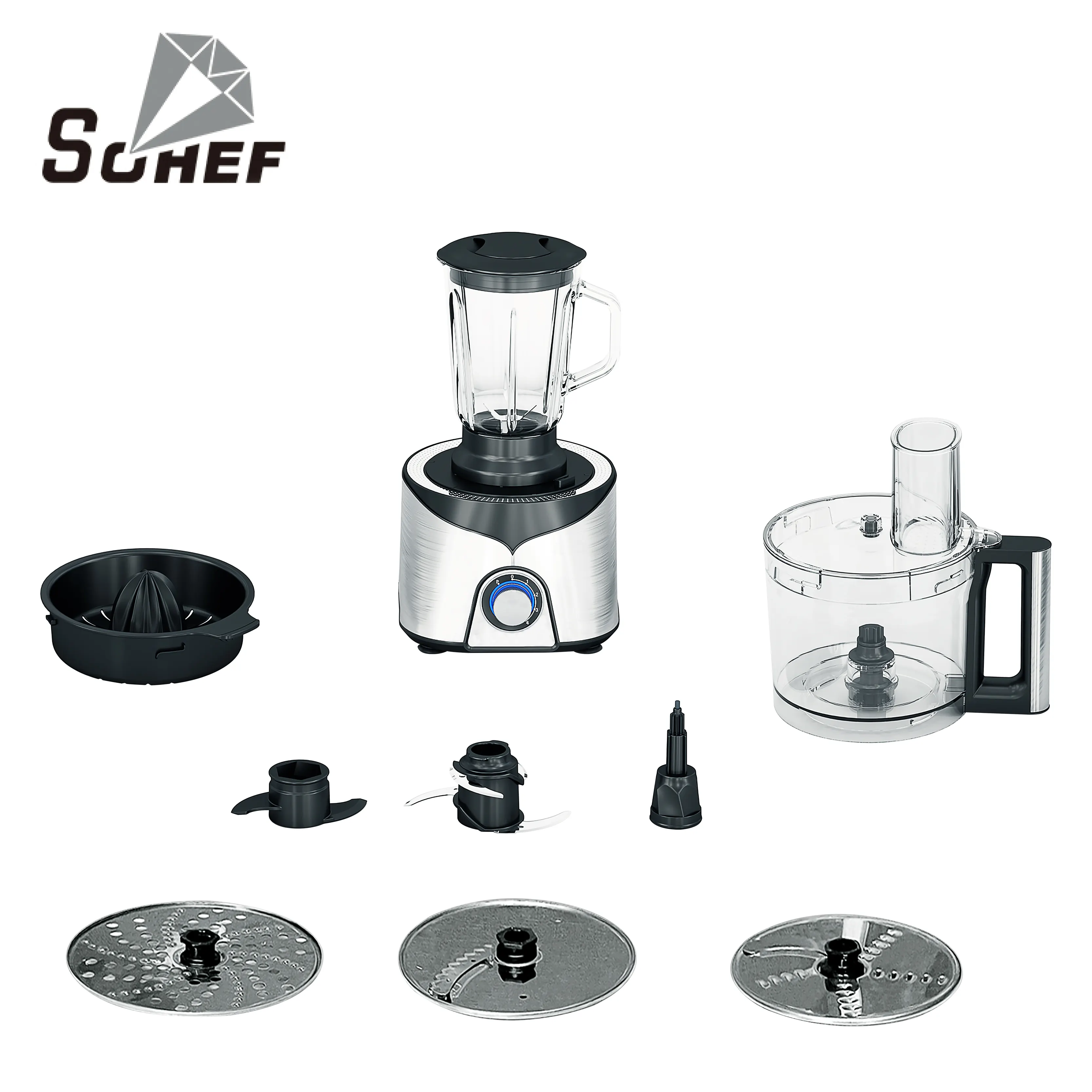 Small Electric Wet And Dry Spice Poudre Grinder Machine Powder Making At Home Multi-function 3 in 1 Food Processors