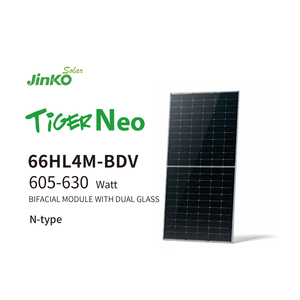 JKM605-630N-66HL4M-BDV 625瓦太阳能光伏组件N型HJT BipV 23.32% 效率IP68电站接线盒 - Product Image 3