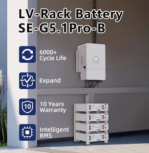 Batterie Lifepo4 de haute qualité Deye SE-G5.1Pro-B Deye 5.12KWH avec les meilleures cellules de batterie, communication Deye pour système d'alimentation hybride - Product Image 5