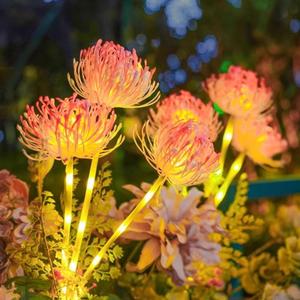 Luci LED da Giardino Impermeabili per Esterni, Lanterne a Forma di Fiore Alimentate a Energia Solare, Atmosfera da Giardino IP65, Alimentazione AC, Acciaio Inossidabile - Product Image 3