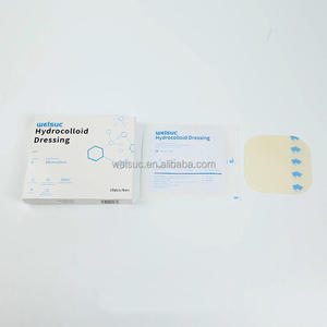 Produk perawatan luka penyembuhan lembab pembalut hidrokoloid bedah transparan kualitas Premium 10x10cm - Product Image 3