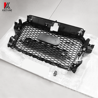 Grille en nid d'abeille style RS3, plastique noir brillant, Audi A3 2013-2015, kit de carrosserie sport pour mise à niveau de voiture