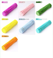 Vente en gros de 8mm Bâton torsadé Creative DIY Fleurs faites à la main avec fil flou Chenille Cadeaux de fantaisie pour fleurs sèches faites à la main