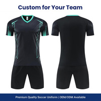 Uniformes de Fútbol Personalizados, Sublimados, de Malla de Poliéster, con Logotipo, Nombre y Número, Camiseta de Fútbol OEM al por Mayor