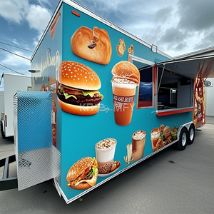 Remorque de restauration mobile 2025 entièrement équipée pour l'extérieur – Chariots mobiles pour bière, glaces et café – Remorques alimentaires entièrement équipées - Product Image 5