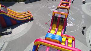 Parcours d'obstacles gonflable amusant et pas cher pour les adultes, les événements d'équipe, Yoja YOA-15 certifié CE - Product Image 2