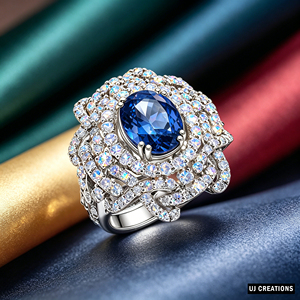 แหวนค็อกเทลทองคำแท้สำหรับผู้หญิง S925/10K/14K/18K ประดับทับทิมทรงกลมเจียระไนแบบเหลี่ยมเพชรพลอย ดีไซน์ดอกไม้สุดหรู - Product Image 3