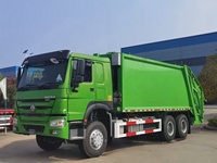 Camion compacteur de déchets SINOTRUCK HOWO 4X2 6X4 340HP 370HP 20 mètres cubes à bas prix
