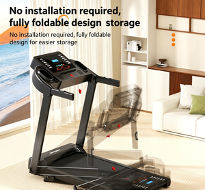 <span class=keywords><strong>Caminadora</strong></span> Eléctrica Plegable para el Hogar, Pantalla LCD, Portátil, Silenciosa, Máquina de Ejercicio Diaria para Interiores, Sin Monitor de Frecuencia Cardíaca - Product Image 2