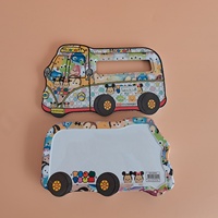 Caja de Metal con Diseño de Caricaturas, Personalizable con Impresión, Estuche para Bolígrafos, Organizador de Papelería, con Logotipo y Color Personalizados, Regalo para Niños