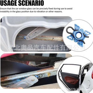 Volvo ที่ยึดสไลด์กระจกรถยนต์, ไนล่อนพลาสติก51321938884สำหรับ S60 S80 S40เปลี่ยนการซ่อมแซม XC90 XC60 - Product Image 3