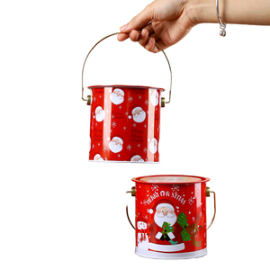 Global Wise Seau en PVC transfrontalier pour stocker des biscuits Snacks Cadeaux <span class=keywords><strong>de</strong></span> Noël Emballage cadeau pour enfants - Product Image 1